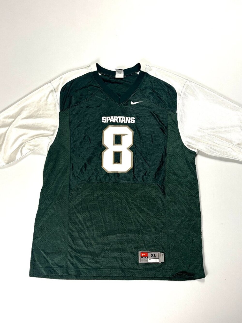 Michigan State Nike Mens Alternate Football Jersey #8 Green Sz XL Kirk Cousins